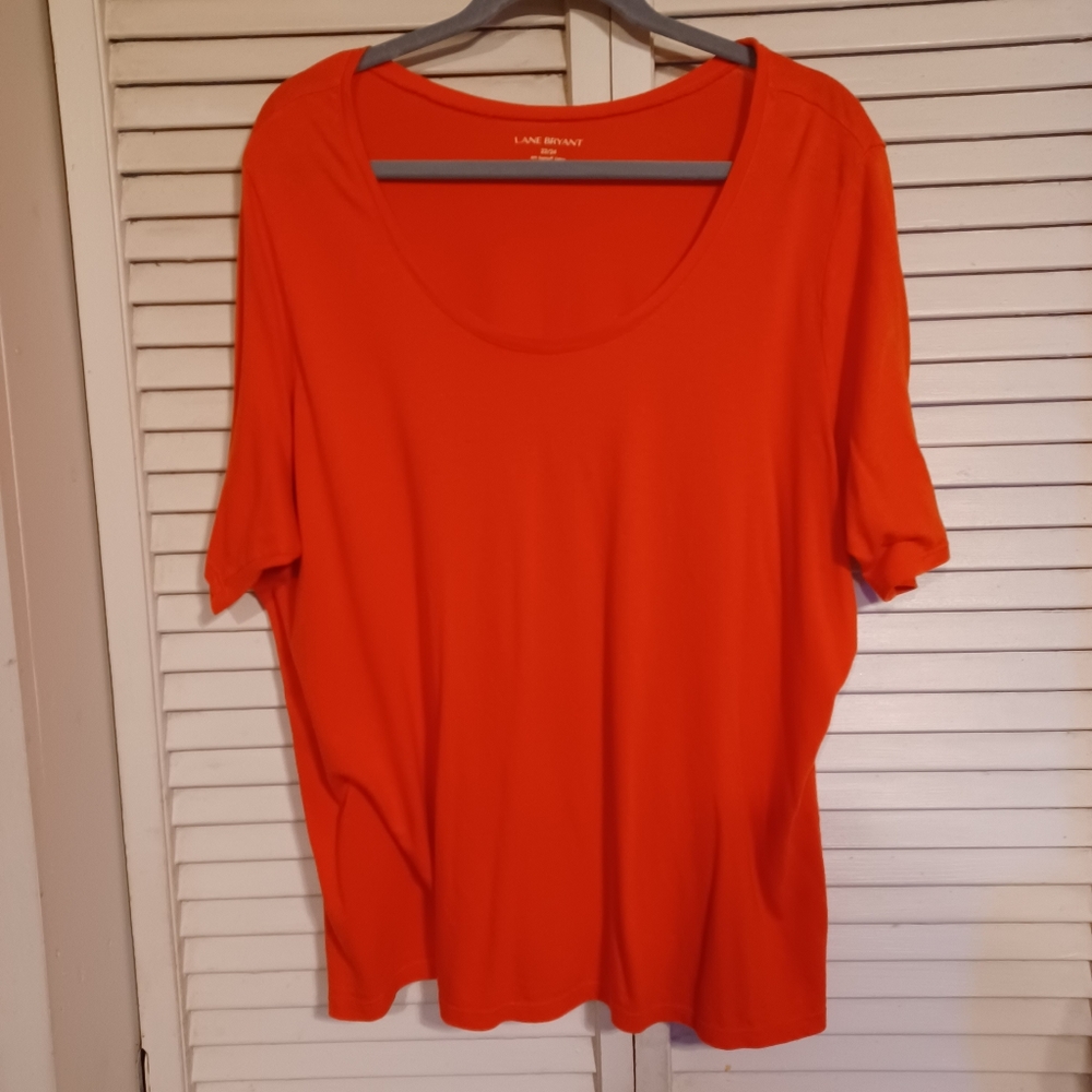 Lane bryant sz 3x orange tshirt
